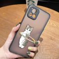 thumbnail image 3 of Matte Case for VIVO Y93 Y91C Y91 Y85 Y77 Y76 Y75 Y73 Y72 Y71 Y53 Y52S Y50 Y35 Y22 Y21 4G 5G Case Cute Cat Cartoon Illustration, 3 of 5