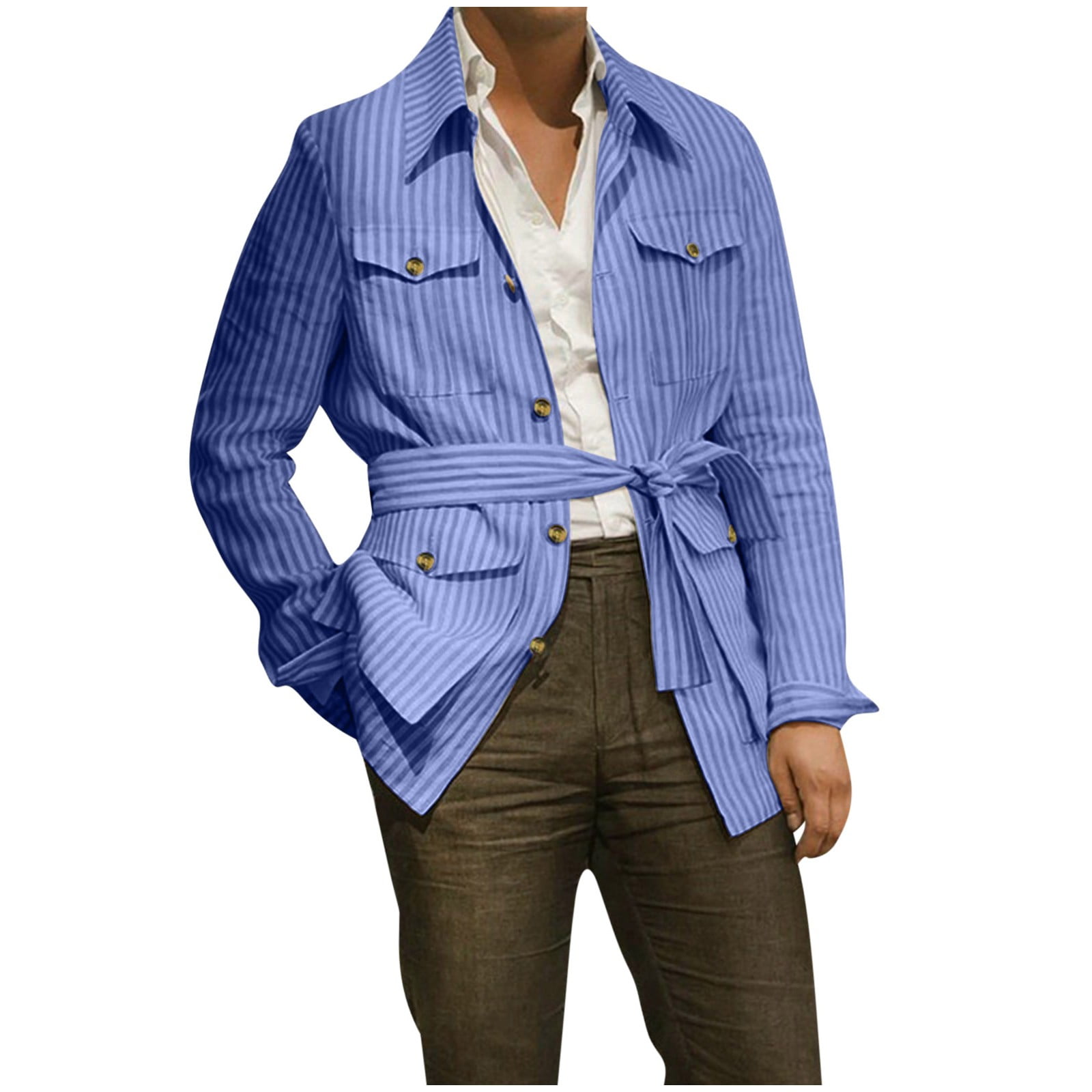 Port Authority Men's Heavyweight Denim Shirt - Stonewashed 100% Cotton Work Shirt - View #3