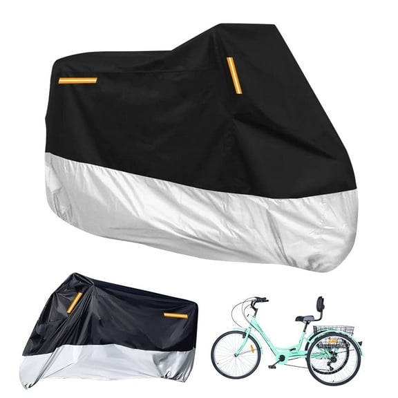 Premium Adult Tricycle Cover, Fit All 3-Wheel Bike or Motorcycles Outdoor and Indoor Storage