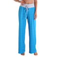 thumbnail image 1 of Pantalones de mujer Pantalones con diseño de lazo de cintura alta Pantalones Poliéster Lavado a máquina para deportes en casa 2046 S, 1 of 5