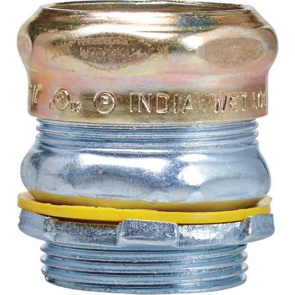 Halex 1-1/4 In. Compression Raintight EMT Conduit Connector 62512