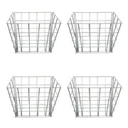 Rugged Ranch Livestock Steel Hay Feeder Rack for Goats, Sheep and Horses, 4 Pack