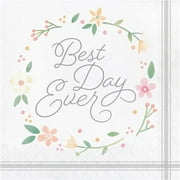 Creative Converting Farmhouse Floral Paper Napkins, 16/Pkg, Style 5