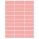 thumbnail image 2 of 240 etiquetas de colores, etiquetas rectangulares codificadas por colores, varias pegatinas rosas, escritura en la etiqueta del nombre, etiqueta, etiqueta de carpeta, oficina en casa, útiles escolares, 2 of 5