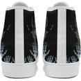 thumbnail image 4 of Coolcustomize Fashion Skull High-Top Canvas Shoes for Men Women -Unique Vibrant High Top Sneakers Comfortable Casual Shoes, 4 of 7