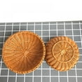 thumbnail image 4 of PENGXIANG Woven Wicker Bread Baskets For Fruit Vegetable Bowl Food Potato Storage Organizing Keys Wallet Kitchen Counter Small To Large Rattan  Woven Basket Serving Bowls Chips Set of 2, 4 of 6