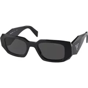 Prada PR 17WS 1ABS0 Gafas de Sol Negras Lente Gris Oscuro