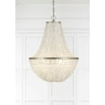 thumbnail image 3 of BRI-3006-SA Crystorama Lighting Brielle - 18 Inch Six Light Chandelier-Antique Silver Finish    -Traditional Installation, 3 of 14