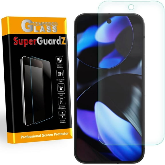 [2-Pack] For Google Pixel 9 (2024) - SuperGuardZ Tempered Glass Screen Protector [Anti-Scratch, Anti-Bubble]   2 Stylus Pen