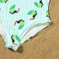 thumbnail image 5 of BULLPIANO Family Matching Swimwear Set for Couples Baby Mommy and Me Striped Bathing One-Piece Swimsuits Swim Trunks Shorts, 5 of 8