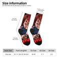 thumbnail image 3 of Saiise Chucky Funny Socks Men Women Adults Novelty Graphic Crew Tube Socks Crazy Design Casual Dress Socks for Sports,Running,Travel, 3 of 7