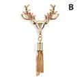 thumbnail image 6 of Metal Deer Clasp Buckles Bag Purse Hat Decor With Tassel DIY Leather Accessory, 6 of 8