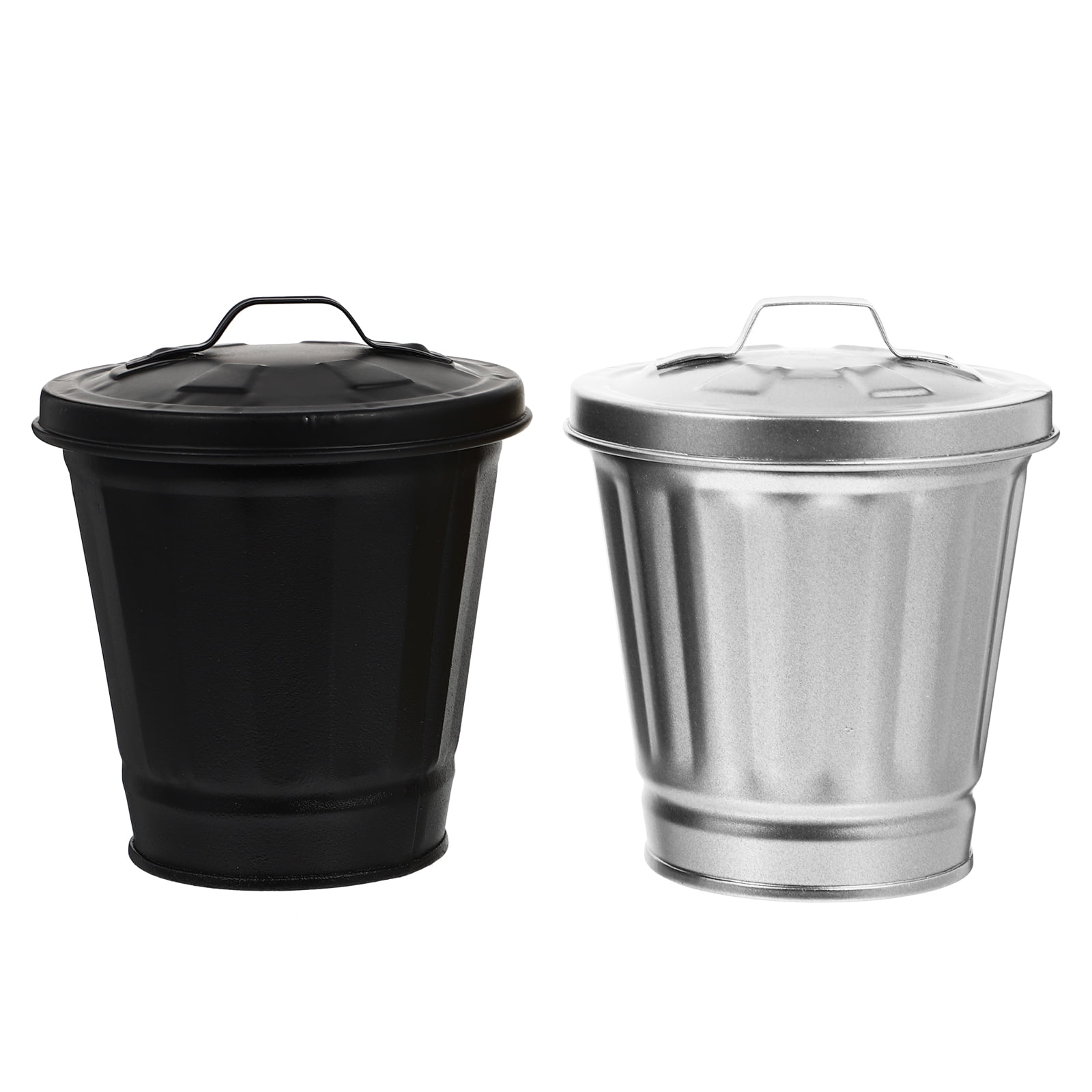 Nuolux Trash Can Bin Garbage Mini Small Countertop Waste Table Vanity