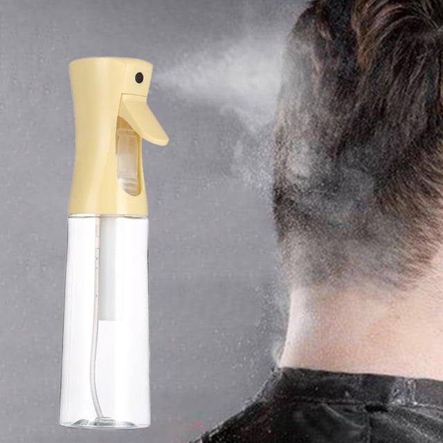 El spray cabello embotella el de cabello vacío de plástico para peinar la limpieza del cabello Amarillo shamjiam Botella de spray para el cabello