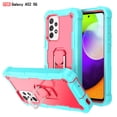thumbnail image 1 of SaniMore for Samsung Galaxy A52 5G 6.5" 2021 Case with Hidden Bracket Rugged Heavy Duty Protective [Hard PC Back + Silicone Bumper] Shokcproof Anti-drop Tri-layer Hybird Shell, Rosegold, 1 of 7