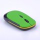 thumbnail image 5 of Bearachild Ratón inalámbrico de 2,4 GHz Sensación de la mano Ultra delgado Mini receptor USB Cambiable 1600DPI Ratón óptico para juegos Juegos de teclado y mouse para computadora Verde, 5 of 5