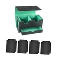 thumbnail image 2 of TISHITA Card Deck Box Baseball Card Protection Gathering Card Toy Sturdy Card Holder Inner Green, 2 of 8
