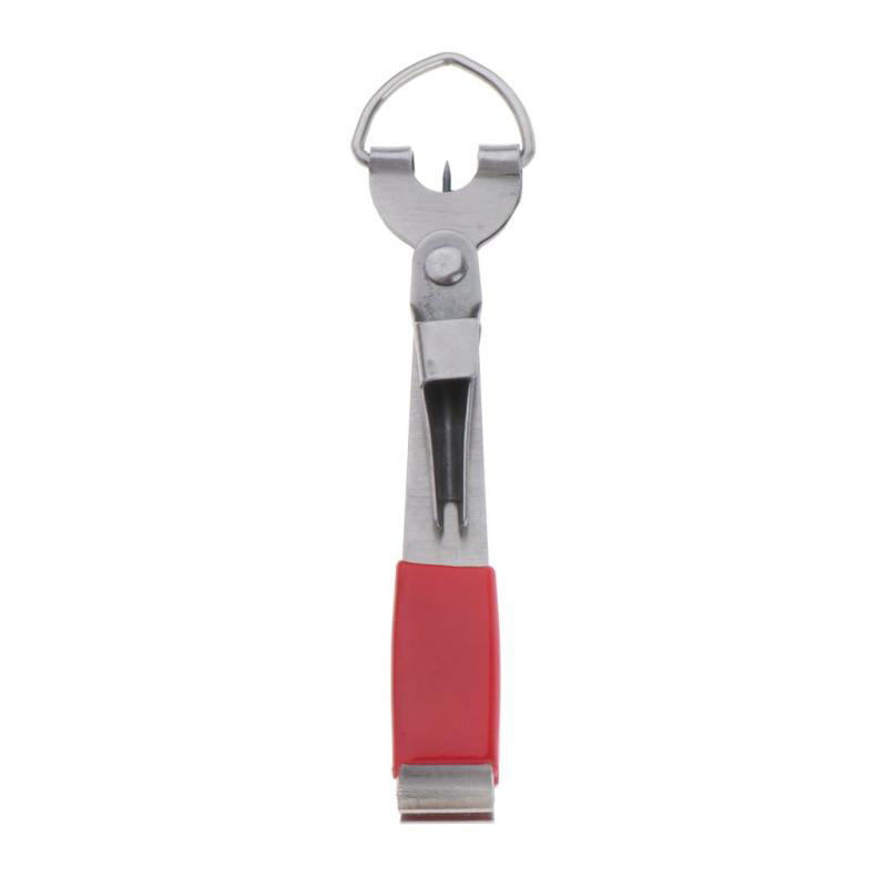 Quick Knot Cutter Pliers Nail Clippers Line Fishing Equipment Fishing Accs Red 