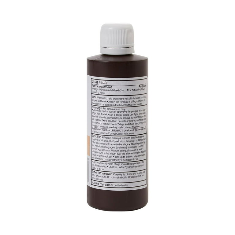 Mckesson 23-F0010 Hydrogen Peroxide 3% 4 oz Bottle (Each