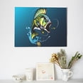 thumbnail image 6 of Gukieu Largemouth Bass Fish Print Horizontal Canvas Decorative Painting 12x16 Inch Shrinkage Resistant Frame Hanging Home Wall Art Decor, 6 of 6