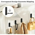 thumbnail image 4 of Folding Coat Hooks, 4Pcs Foldable Heavy Duty Wall Hooks Zinc Alloy No Rust Fold Up Hooks for Coat, Towel, Key, Hat, Bag, Jacket, Backpack. (Gold), 4 of 18