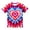 0-Hot Pink1090, variant on Hienoo Tie Dye T Shirt for Boys Short Sleeve Crew Neck T-Shirt Summer Tee Top, Sizes 2-13