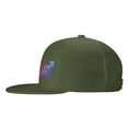 thumbnail image 3 of ZICANCN Male Female Couple Baseball Caps, Trucker Hats for Men And Women, Adjustable Breathable Flat Caps, Moss Green, 3 of 8
