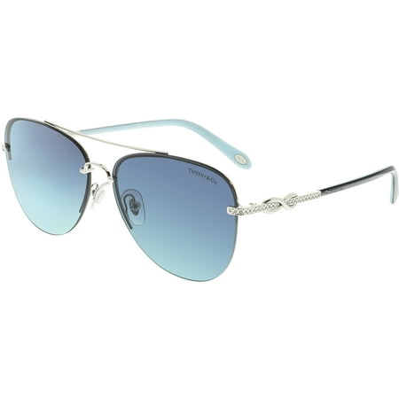 Tiffany And Co. Women's Gradient TF3054B-60019S-59 Blue Rimless Sunglasses