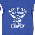 thumbnail image 4 of Inktastic Handpicked for Earth by My Aunt in Heaven with Angel Wings Boys or Girls Baby Bodysuit, 4 of 5