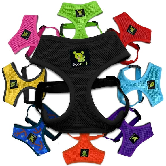 EcoBark Classic Dog Harness Max Comfort Eco-Friendly No Pull Pet Vest Puppy Harness for Small Large Dogs