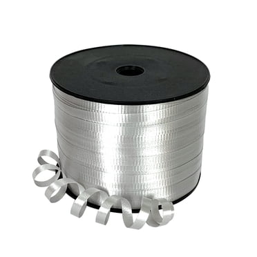 Silver Curling Ribbon, 350 Yards by Gwen Studios