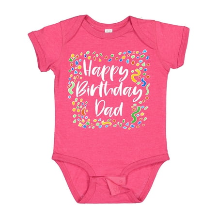 

Inktastic Happy Birthday Dad Gift Baby Boy or Baby Girl Bodysuit