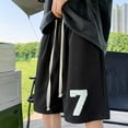 thumbnail image 4 of Casual Lightweight Men's Basketball Shorts Perfect Loose Fit Waffle Style, 4 of 10