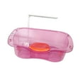 thumbnail image 4 of Lavabo para champú junto a la cama, duradero, ligero, para lavar el cabello en la cama, portátil con cojín para la cabeza para salón, hogar, fregadero Rosa, 4 of 8