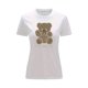 thumbnail image 1 of Playera Blusa Con Impresion De Oso LoverBear Con Fondo De Dinero Ropa De Mujer Juvenil Color Blanco Talla Chica Marca Emil SaEs, 1 of 4