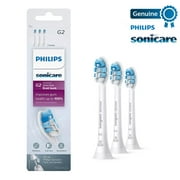 Philips Sonicare G2 Optimal Gum Health Care Replacement Toothbrush Heads, HX9033/65, White 3 pack