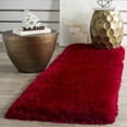 thumbnail image 1 of Safavieh Luxe Paxton Solid Plush Shag Area Rug, Red, 2'3" X 8' Runner, 1 of 4