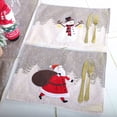 thumbnail image 4 of Bovemsi 50 % de Réduction! Napperons de Cuisine Cadeau de Noël Ensemble de Table Lavable Antidérapant Résistant à la Chaleur Adapté pour Fête Décoration de Cuisine, 4 of 4