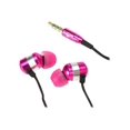 thumbnail image 4 of GOgroove audiOHM HF Stereo Earbuds with Hands-Free Microphone, Noise Isolation and Included Velvet Carrying Bag, Pink, 4 of 7