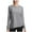 Gray, variant on SHTXOZHI Workout Tops for Women Long Sleeve Athletic Exercise Yoga Shirts Side Split Casual Fall Tops