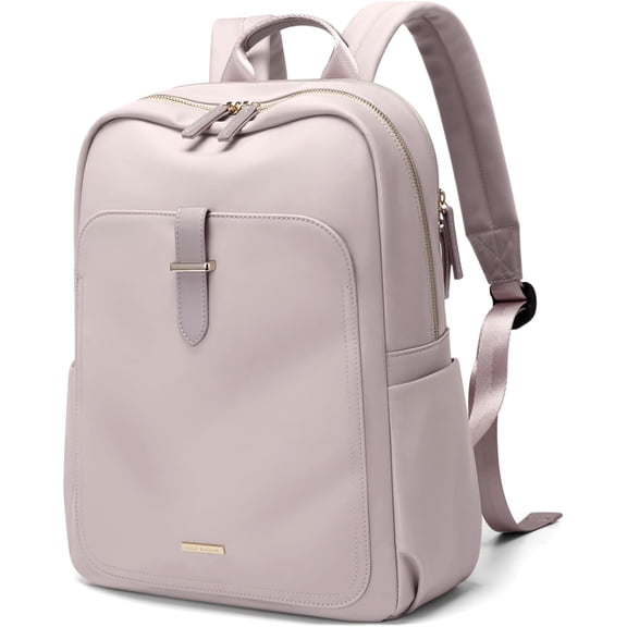 Laptop Backpack Purse for Women Fits 14 Inch Notebook Casual Daypack Work Travel College Bookbag Fashion Computer Bag (Apricot, 14 Inch)