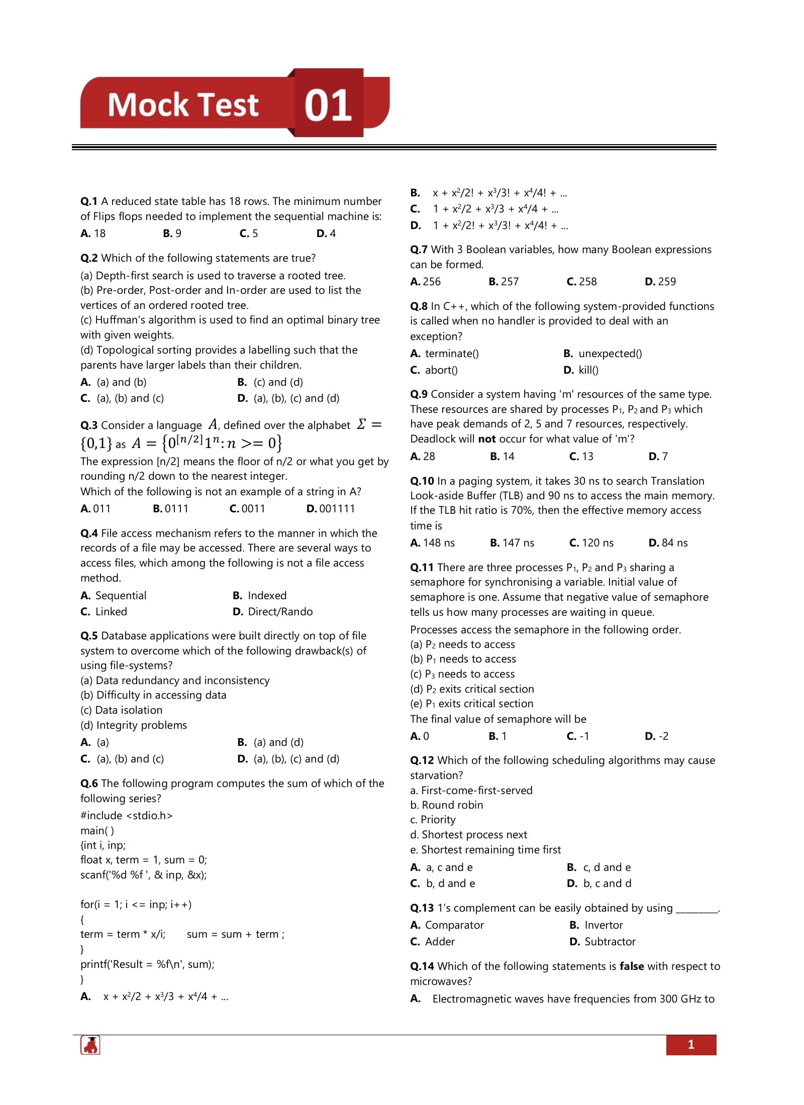 NTA UGC NET/JRF Computer Science Book 2023 - Concerned Subject: Paper II (English Edition) - 10 Mock Tests (1000 Solved , (Paperback)