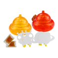 thumbnail image 3 of 2 piezas de trampas para moscas de la fruta roja con forma de nave espacial pequeña para colgar al aire libre para granjas de s Estilo A, 3 of 8