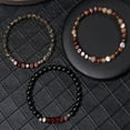 thumbnail image 2 of Round/Square/Stone/Wooden Blocks/Dzi Beads Bracelet for Men and Women, 2 of 9