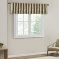 thumbnail image 3 of Madison Park Andora Faux Silk Embroidered Window Valance in Tan, 50"x18", 3 of 5