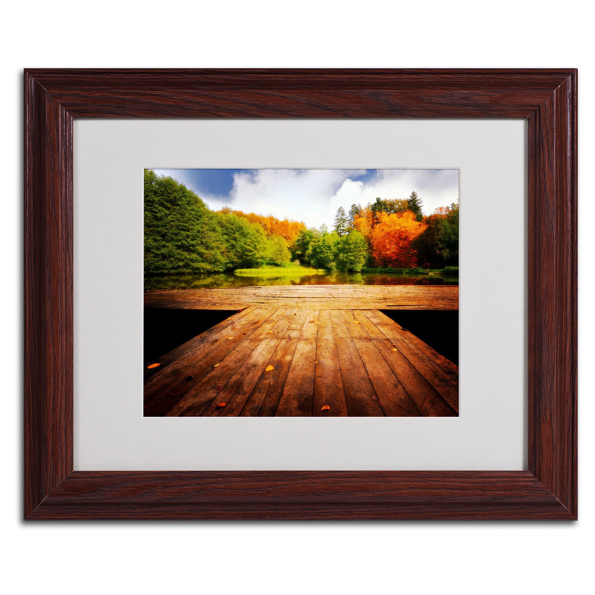 Trademark Fine Art "October" Canvas Art by Philippe Sainte-Laudy, Wood Frame