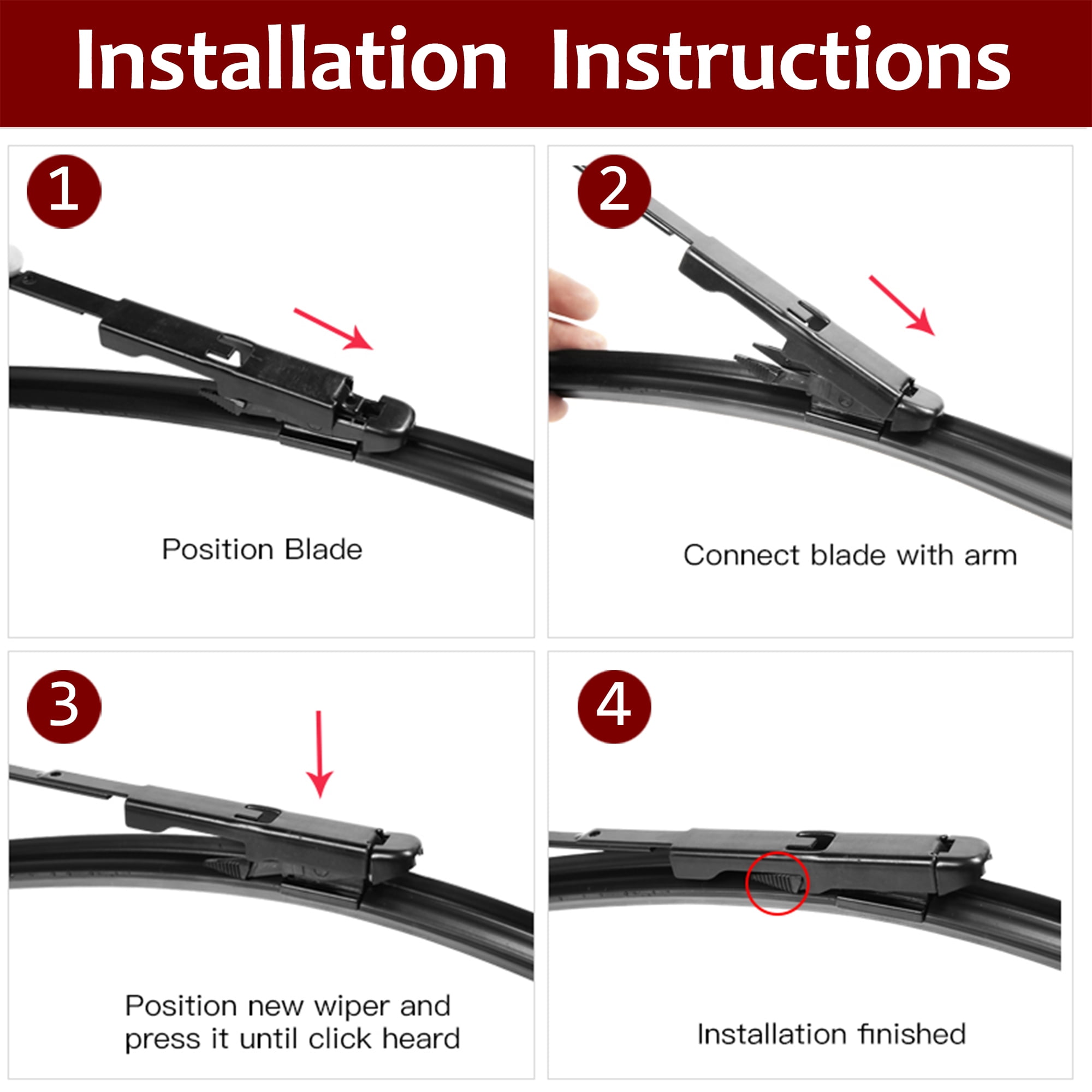 Ford Fusion 2014 Wiper Blade Size