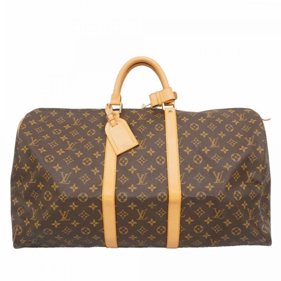 Pre-Owned Louis Vuitton Bags - Boston Monogram Keepall 55 M41424 Brown Men's & Women's