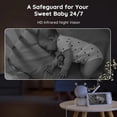 thumbnail image 5 of Boifun 1080P baby monitor with veido and camera, Dual Band 2.4Ghz Indoor Home Wireless Camera for Dog/Pet/Baby Nanny Monitor Camera Cam,Night Vision, 2 Way Audio, Motion Human Detection, SD Recording, 5 of 11