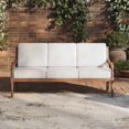 thumbnail image 2 of New Classic Furniture Savannah Wood Patio Sofa in Natural/White, 2 of 7